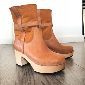 Swedish Hasbeens Shearling Boots
